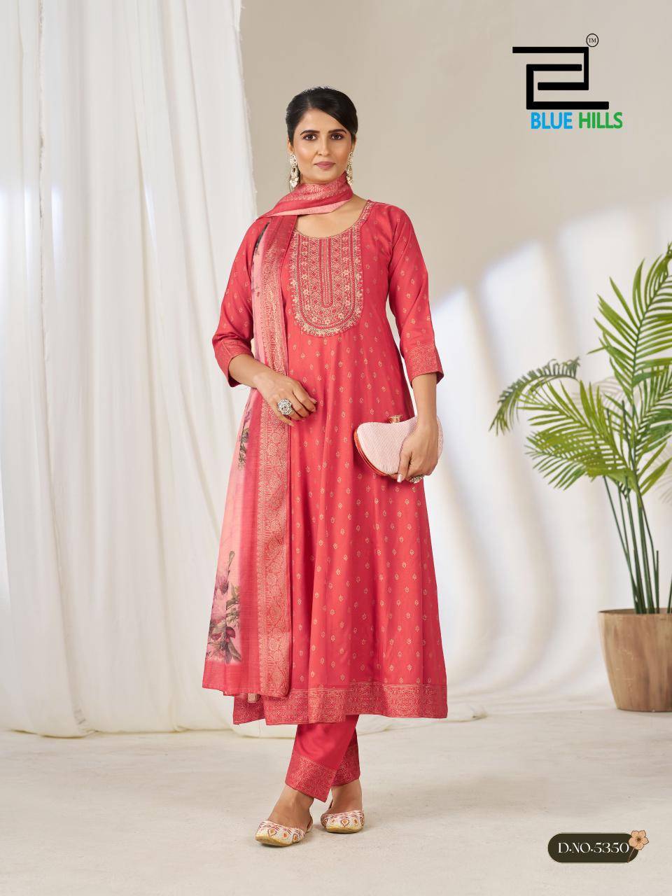 GEMINI By BLUE HILLS 5347 TO 5352 Beautiful Festive Suits Stylish Colorful Fancy Casual Wear & Ethnic Wear Rayon 14kg Dresses At Wholesale Price
